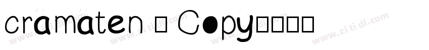 cramaten - Copy字体转换